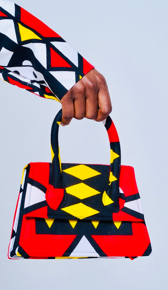 ANGOLA PRINT MINI BAG